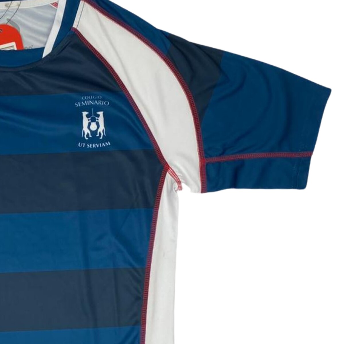 T-shirt Rugby Secundaria Colegio Seminario Azul/Blanco