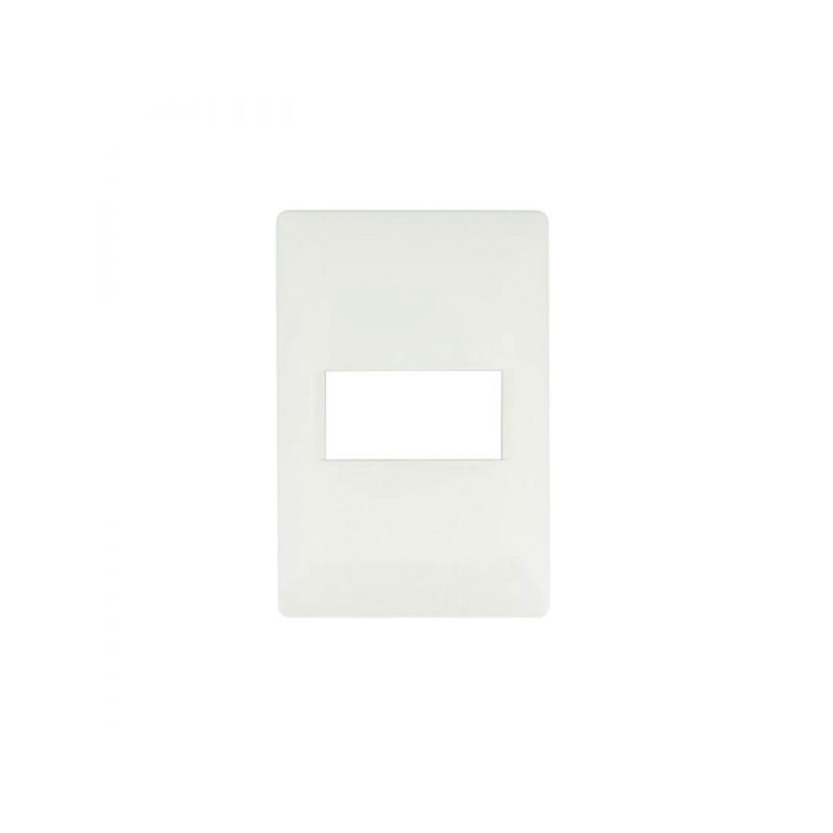 Plaqueta para 1 módulo blanco - Petra - M46604RP1 