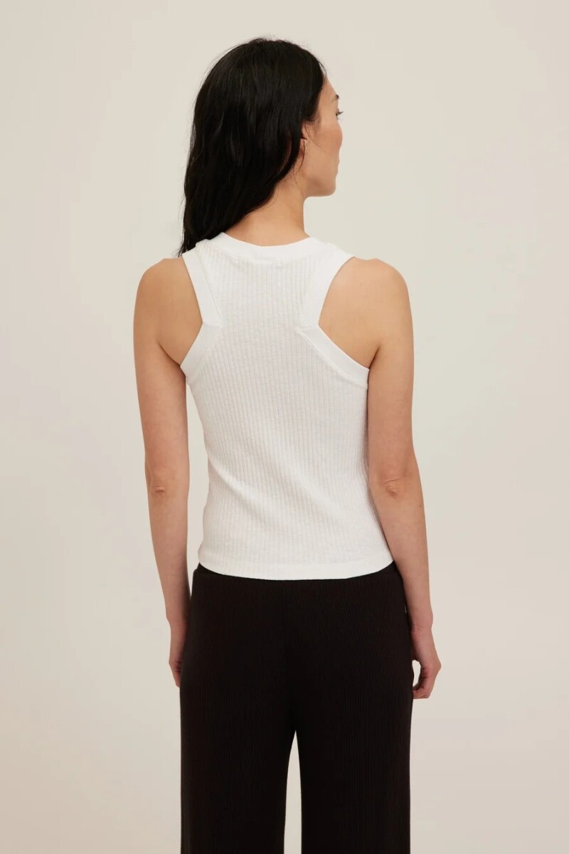 MUSCULOSA PLAYER Blanco