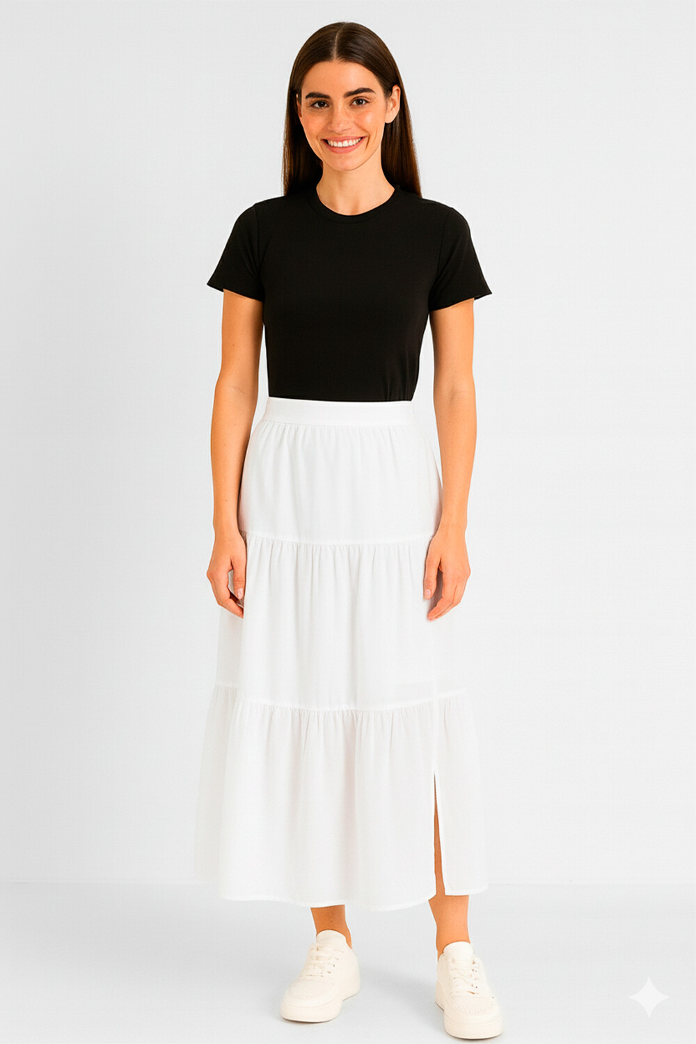 Falda Moxie Blanco
