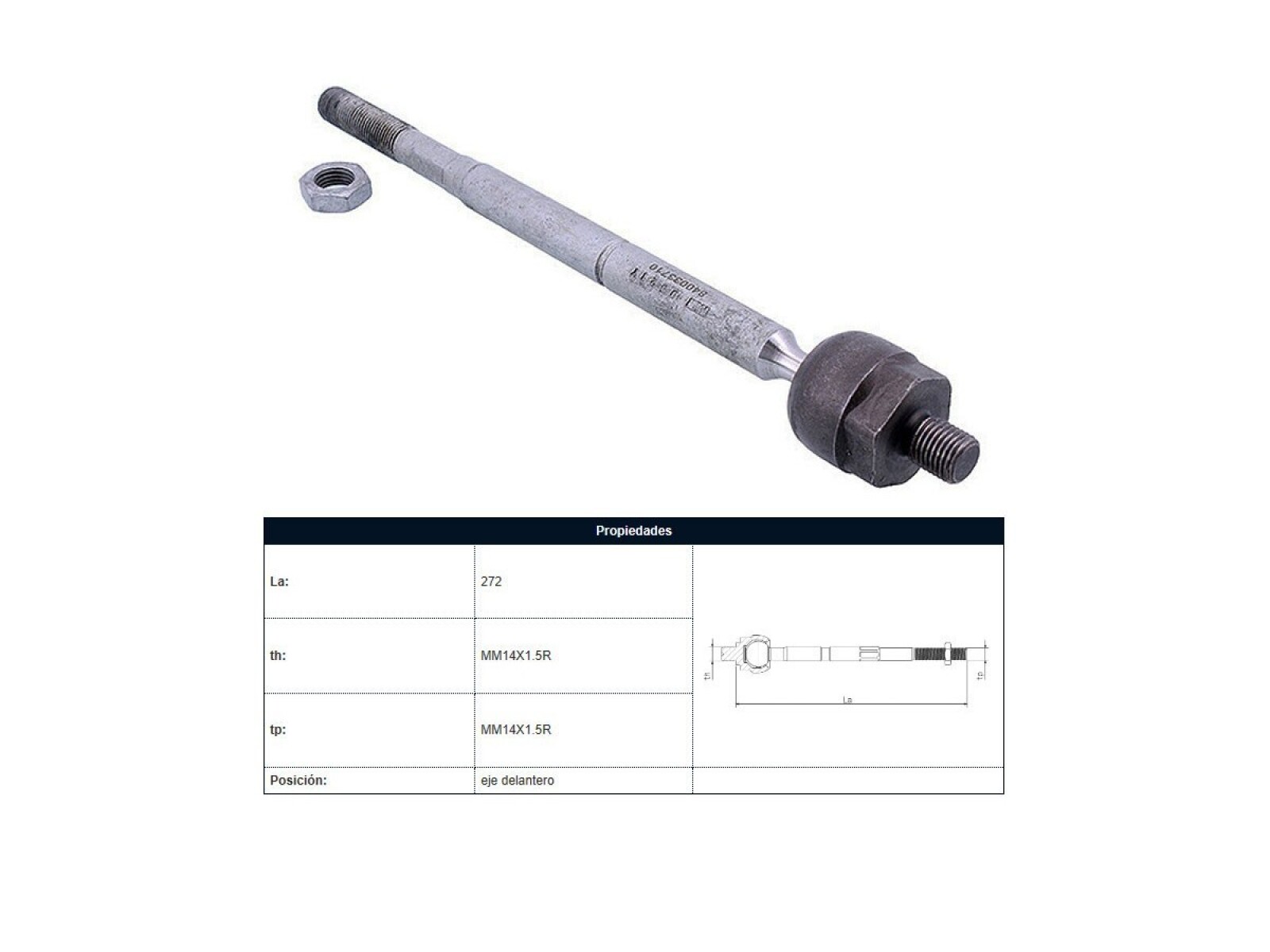 Mate Toyota Corolla Geely BYD F3 Lifan X60 Izq/Der 