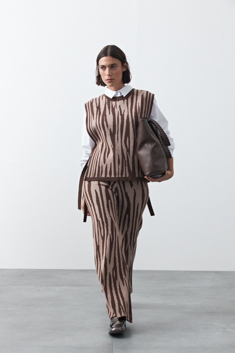 PANTALON LILAN Marrón oscuro