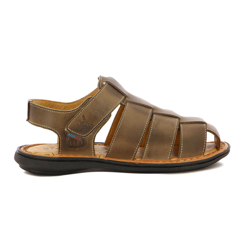 Starsax Sandalia Hombre Franciscanas C/velcro Sesamo