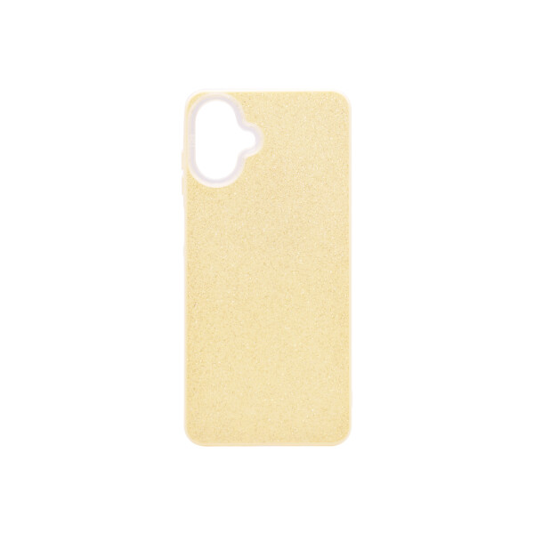 Protector para Samsung Galaxy A07 con brillos color dorado Protector Para Samsung Galaxy A07 Con Brillos Color Dorado