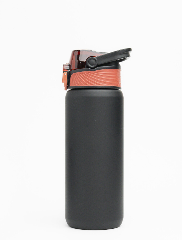 Botella engomada Active Negro/Rojo