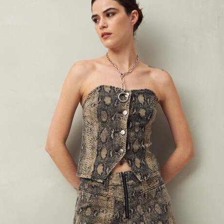 SHORT MORRIS Animal Print