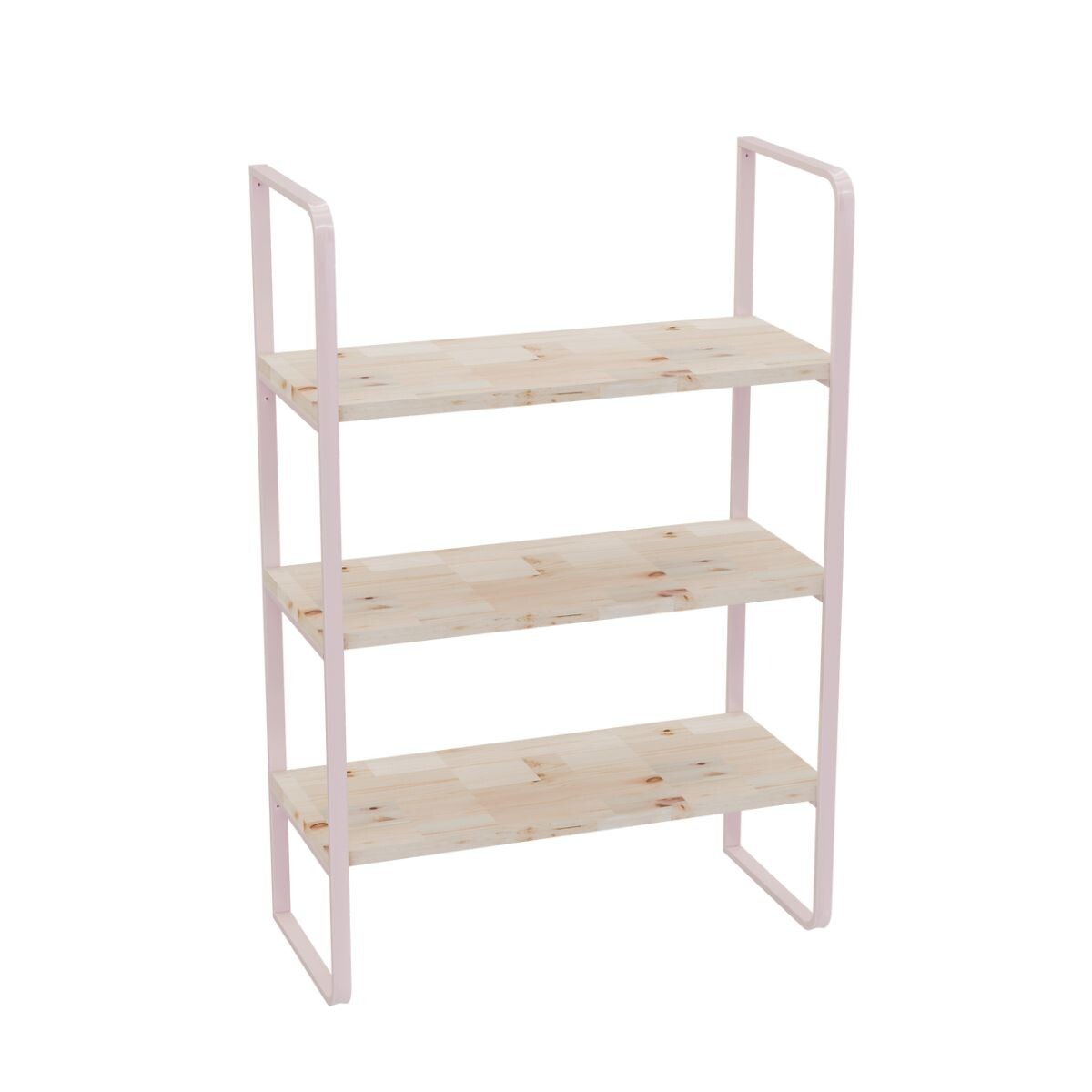 Estanteria madera y metal 3 estantes - ROSA 