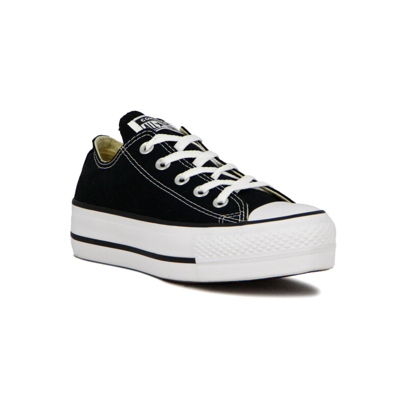 Championes Converse Chuk Taylor Plataforma Negro-Blanco