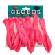 Globos de 12'' x 10 unidades Fessta Rosa Chicle