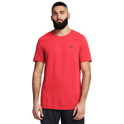 Vanish Seamless Grid SS-RED RED-713