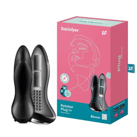 Vibrador Anal Con Rotación Y App Satisfyer Plug Rotator 1+ Vibrador Anal Con Rotación Y App Satisfyer Plug Rotator 1+