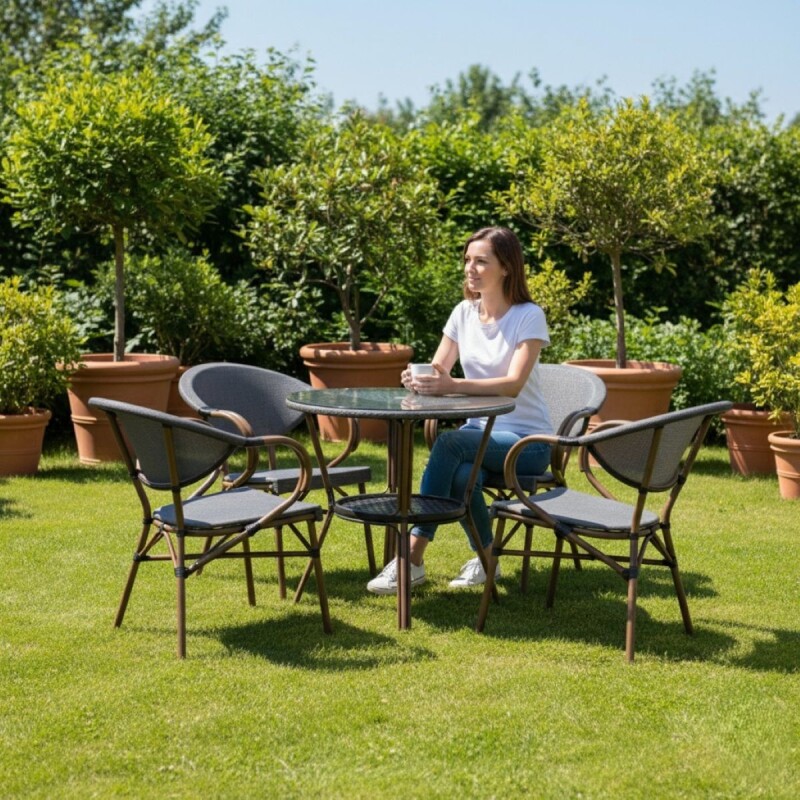 JGO JARDIN NEGRO COMB 5PZAS Unica