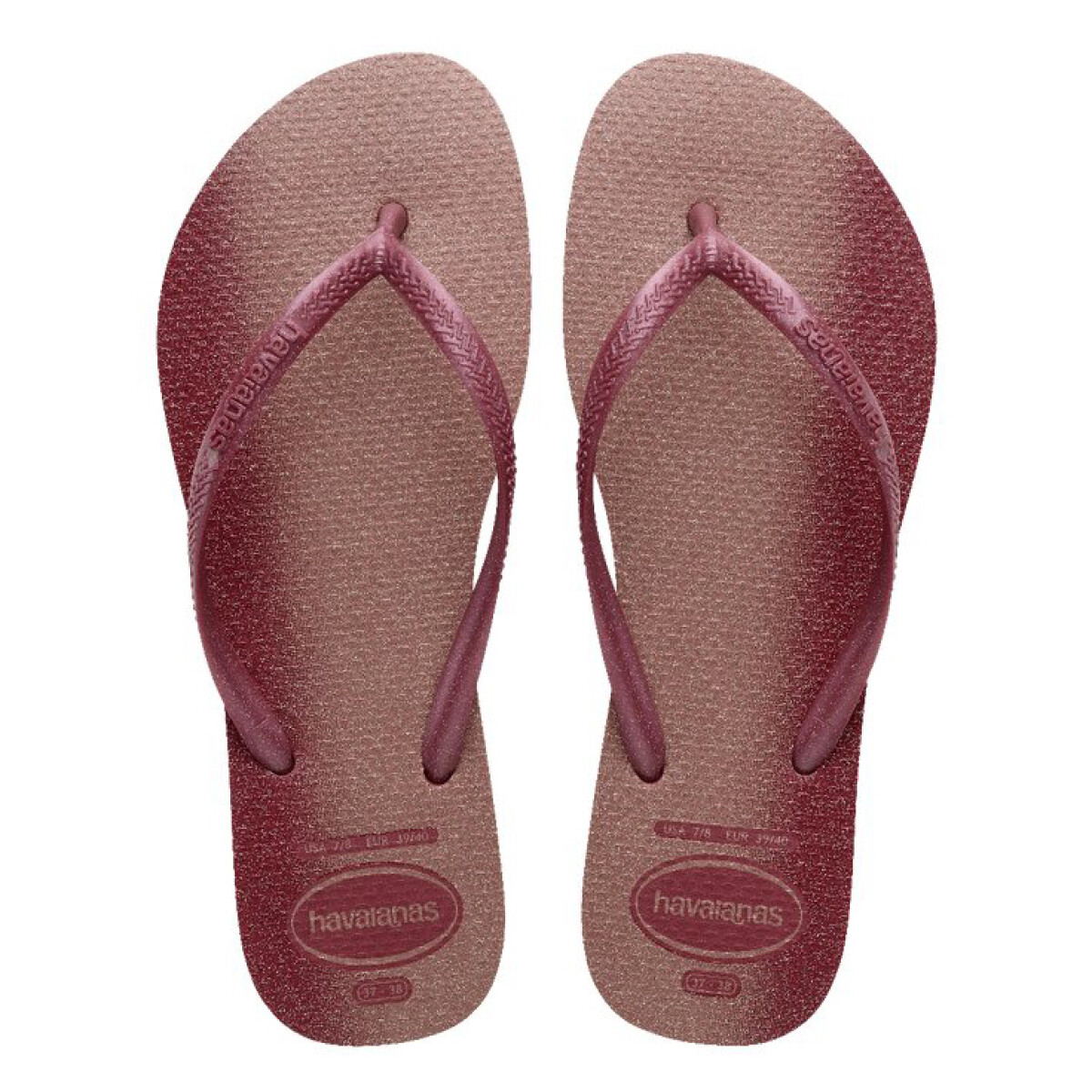 Sandalia de Mujer Havaianas Slim Gloss - Rosado 