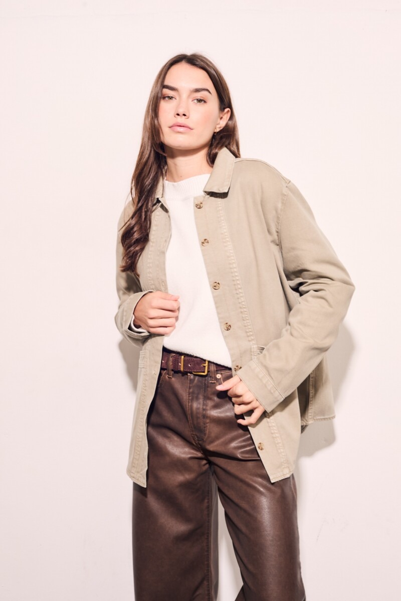 Sobrecamisa Lavada Safari