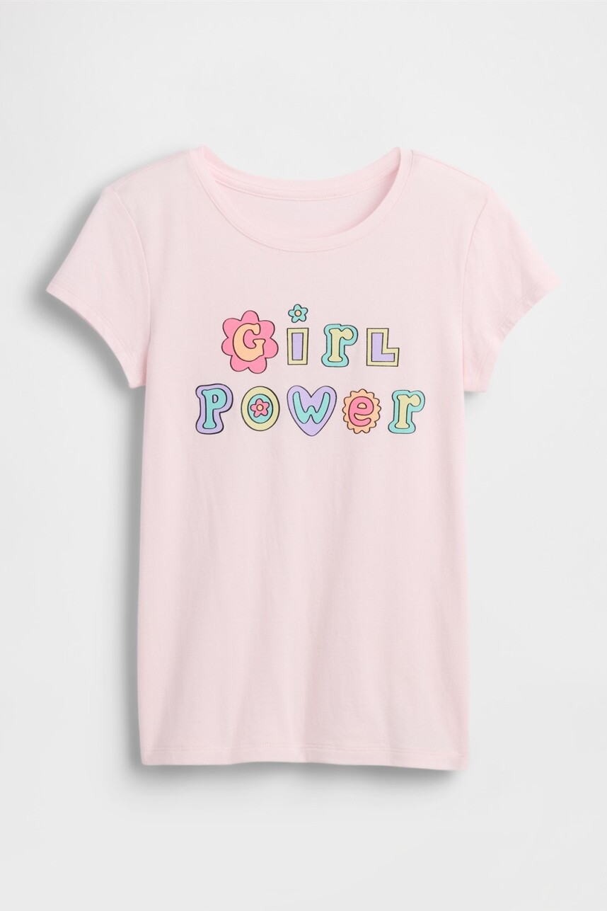 Remera Gráfico Manga Corta Niña Cherry Blossom