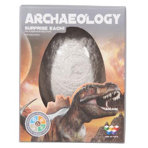 Huevo Dinosaurio Para Excavar Arquelogia 9*7*11cm Unica