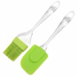 ESPATULA/BROCHA DE SILICONA SET x2 ESPATULA/BROCHA DE SILICONA SET x2