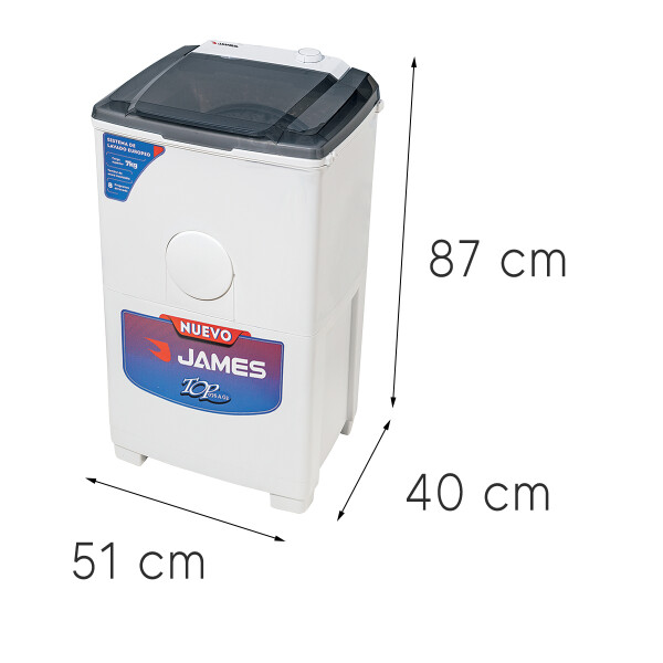 Lavarropas James 7 Kg Top 076 A G2 LAVARROPAS JAMES TOP 076 G2 24311 AP