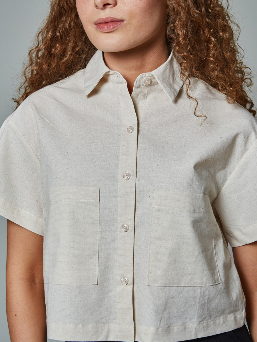 Camisa lino - crudo 
