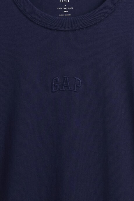 Remera Mini Logo Gap Hombre New Navy