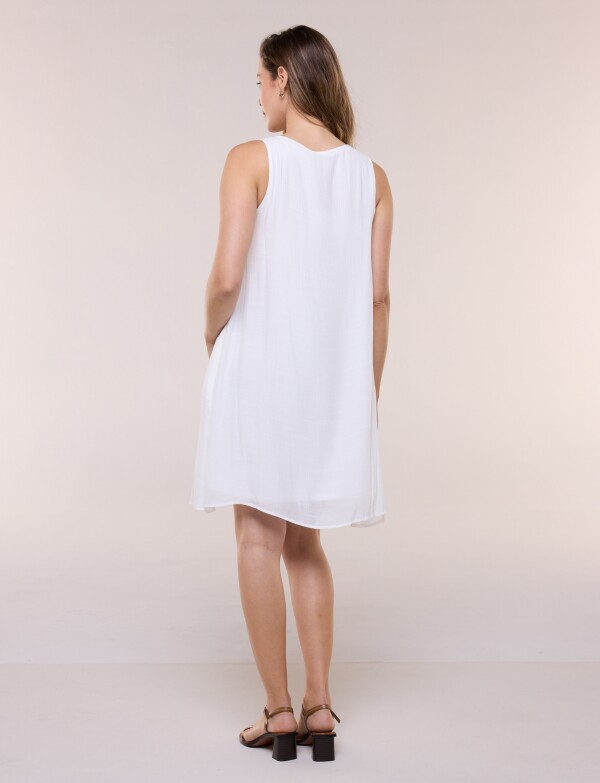Vestido Botones CRUDO