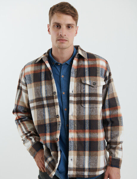300564 SOBRECAMISA HARRY Tostado/beige