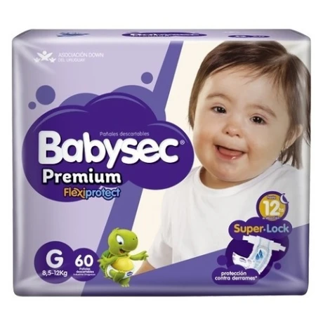 PAÑAL BABYSEC PREMIUM G JUMBO PACK 60 UNIDADES PAÑAL BABYSEC PREMIUM G JUMBO PACK 60 UNIDADES