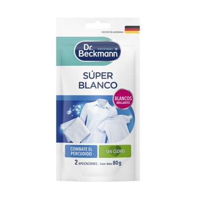 Super Blanco Doypack Dr.beckmann 80 Grs. Super Blanco Doypack Dr.beckmann 80 Grs.