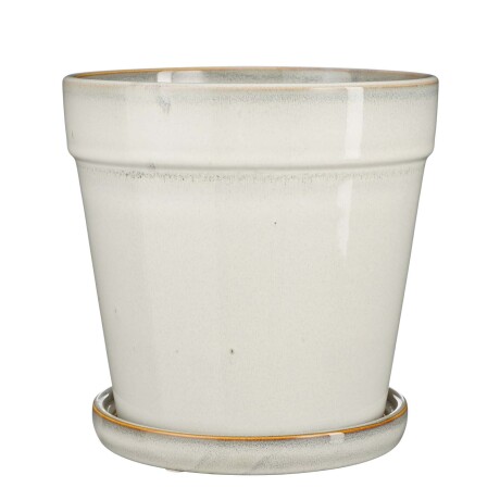MACETA CERAMICA NATURAL-BEIGE CLINT