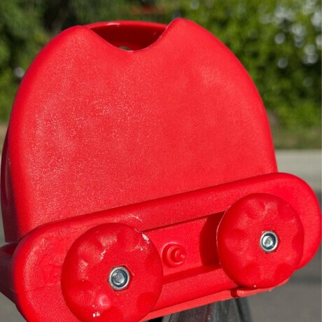 Estribo con Protector Plastico Rojo