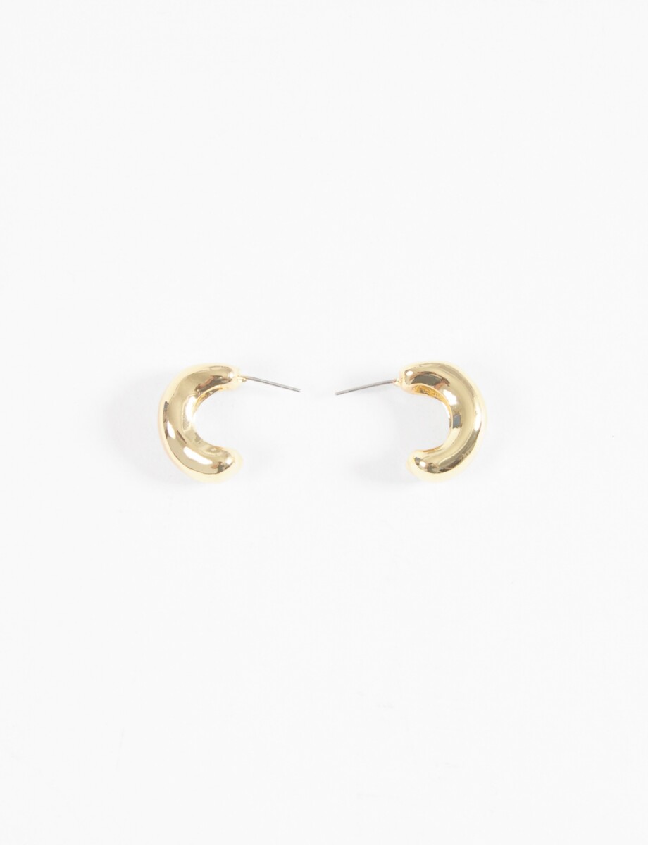Aros pequeños - dorado 