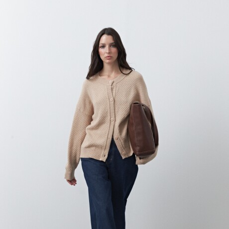 CARDIGAN TEODORA Beige Melange