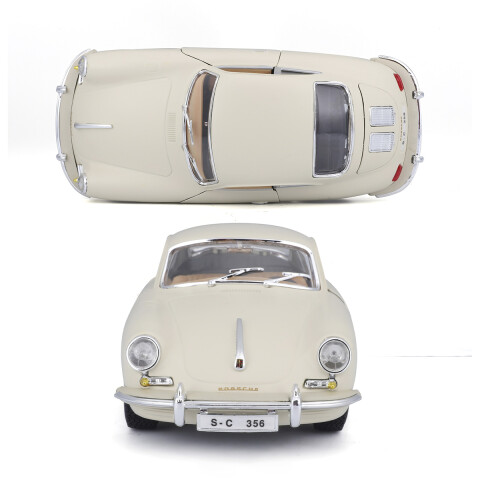 Auto de Colección Bburago Porsche 356B Coupe Año 1961 Escala 1:24 U
