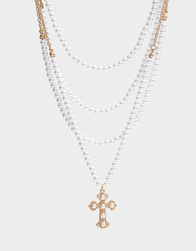 Collares Cortos Religioso Cortos - Dorado