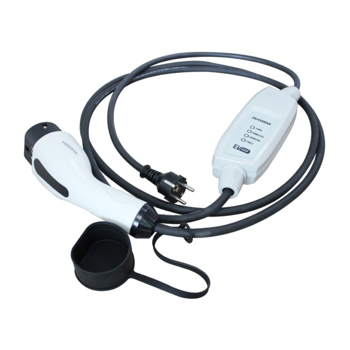 Cargador portátil Schuko - DUOSIDA V2-PSE-10-ES - Tipo 2 - 2.3 kW 
