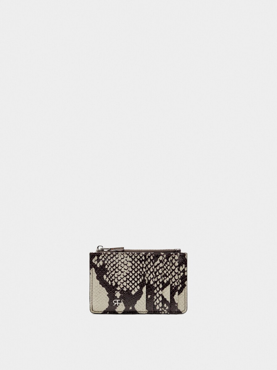 Tarjetero Básico Estampado Animal - multicolor 