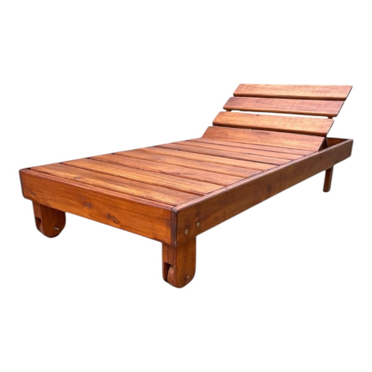 Reposera Camastro Madera Eucaliptus 