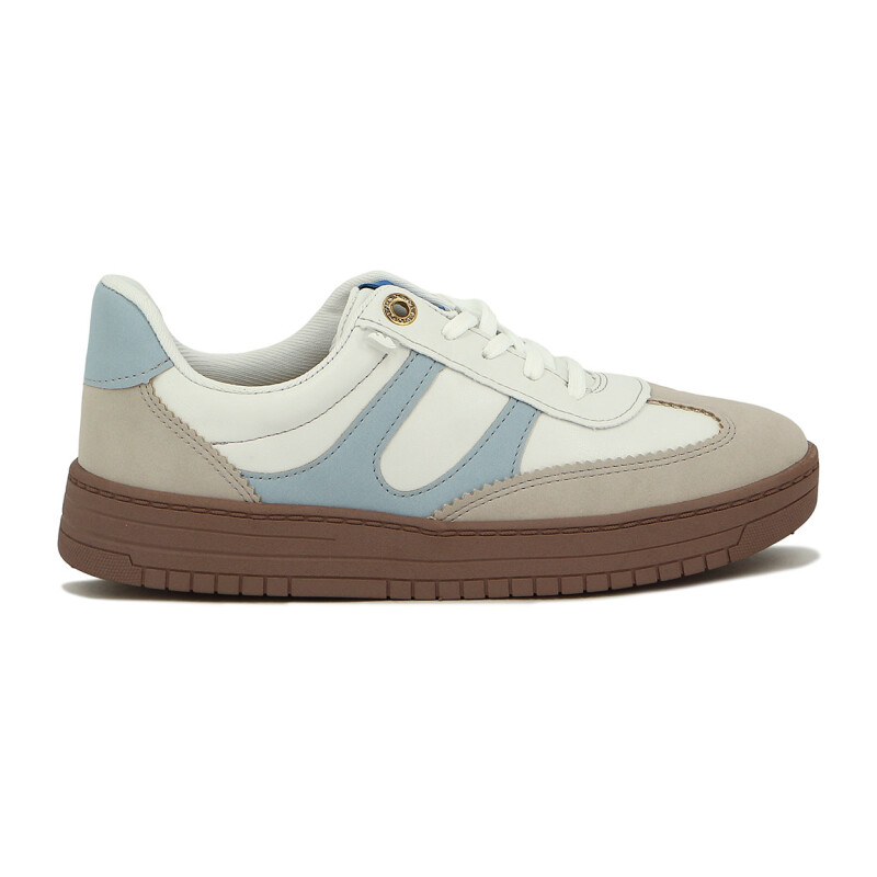 Champion De Mujer Dakota Acordonado Marron-celeste