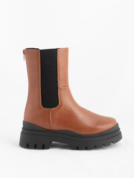 Bota media caña Camel
