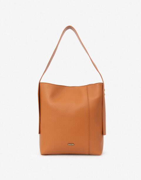 Saca Cartera Formato Saca Con Tachas - Marron Suela