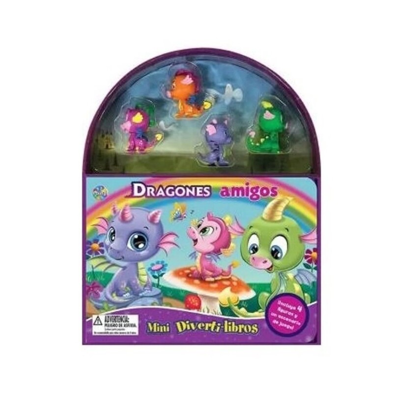 MINI DIVERTILIBROS-DRAGONES AMIGOS MINI DIVERTILIBROS-DRAGONES AMIGOS