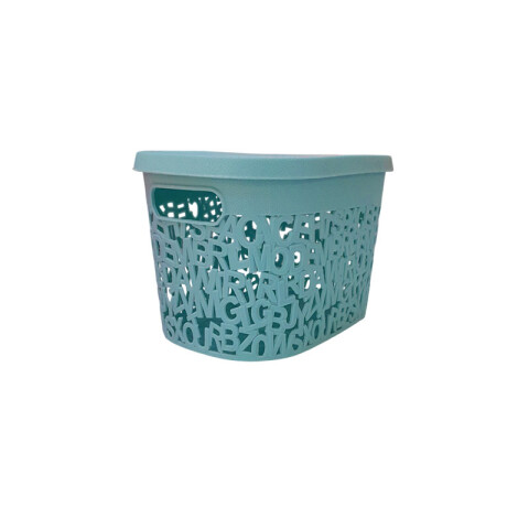 OUTLET Canasto organizador c/ tapa 25*18*14 cm Outlet Canasto Organizador C/ Tapa 25*18*14 Cm