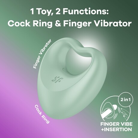 Satisfyer Perfect Pair 3 Vibrador Dedo y Anillo Satisfyer Perfect Pair 3 Vibrador Dedo y Anillo