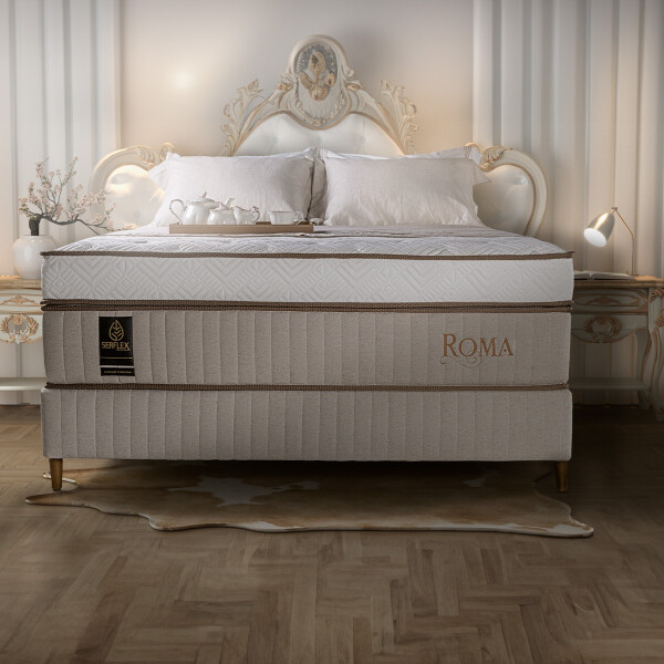 Conjunto sommier Roma 1.93x2.03 (King) Conjunto sommier Roma 1.93x2.03 (King)