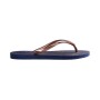 Sandalias Havaianas Slim Nautical Mujer Marino/Rosado