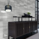 CERAMICA REVESTIMIENTO BRILLO BLANCO BRICK RECTIFICADO 30X90 GAMAS DE BLANCO