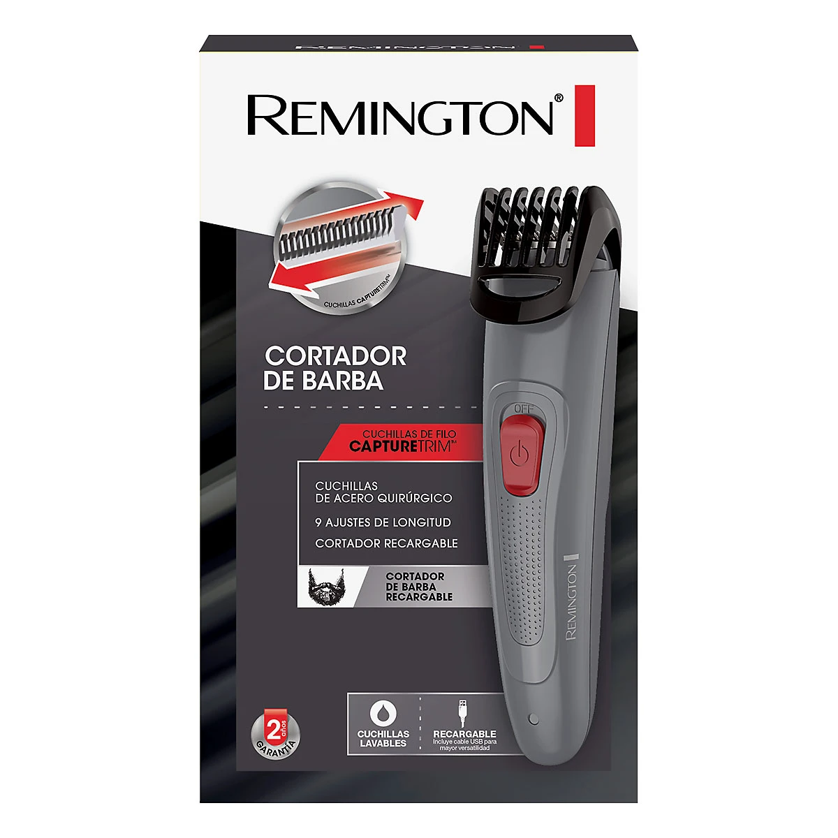 Recortador de Barba Remington MB08A 