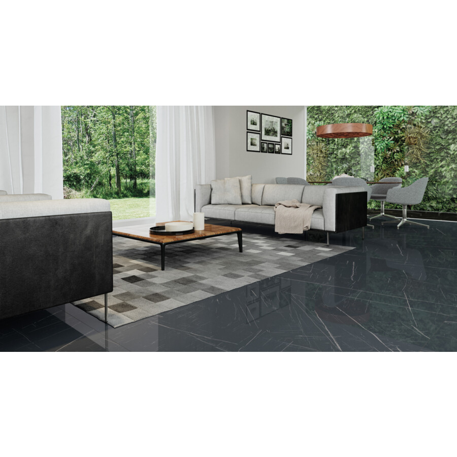 Porcelanato Lumina Marquina Porcelanato Lumina Marquina