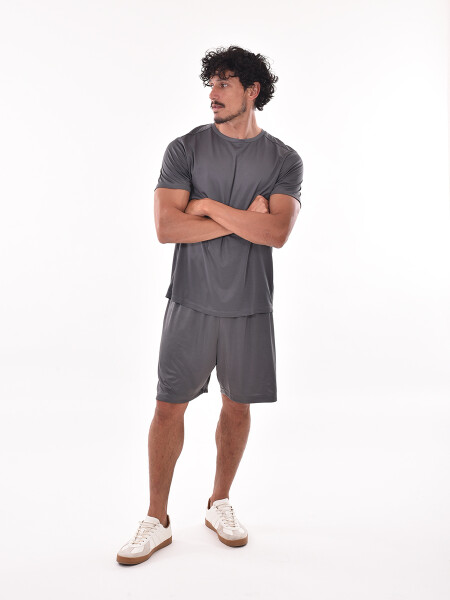 REMERA NIKOLAOS GRIS