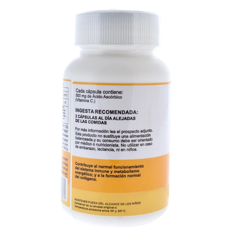 Vitamina C 500 mg Abies 60 Cápsulas Vitamina C 500 mg Abies 60 Cápsulas